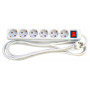 Mercodan pagarinātājs ar 6 Schuko ligzdām (503800010)