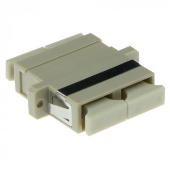 ACT optiskās šķiedras adapteris SC/SC Duplex, daudzmodu OM2, pelēks (EA1006)