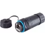S/CONN RJ45 tīkla kabeļu savienotājs (ligzda–ligzda), Cat6, IP68, īsā versija, āra (08-01048)