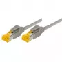 Tecline Cat6a S/FTP savienojuma kabelis RJ45, 2 m, pelēks, LSZH