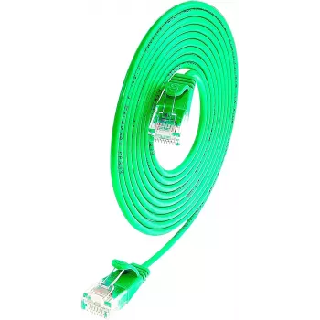 Wirewin Slim Cat6 U/UTP savienojuma kabelis, 2 m, zaļš