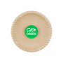Gogreen Go Green kompostējami cukurniedru šķīvji Ø15 cm, 10 gab.