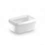 Stefanplast Second mazais ūdens trauks 0.3L (Gulliver 1-2-3) 12x8x5.4cm balts