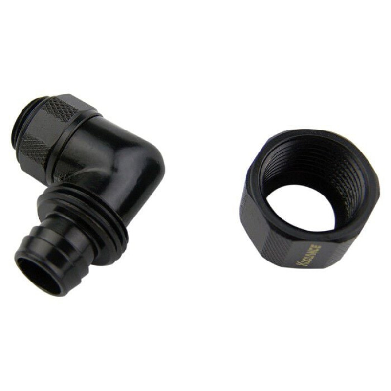Koolance kompresijas savienotājs 10mm x 13mm - melns