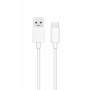 OPPO VOOC kabelis USB-A uz USB-C, 8 A, 1 m, balts (DL149)