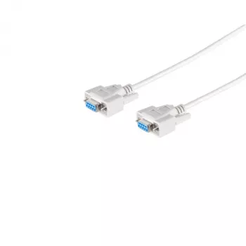 S-Conn AK 2183 D-Sub kabelis 1:1, 9 kontaktu, ligzda/ligzda, 3 m (78042-3)