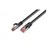 Wirewin Cat6 S/FTP savienojuma kabelis, 0,25 m, melns
