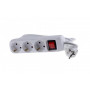 Mercodan Schuko sadalītājs ar 3 ligzdām