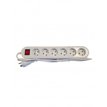 Mercodan EL pagarinātājs ar 6 iezemētām ligzdām (584420036)