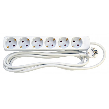 Mercodan Schuko pagarinātājs ar 6 ligzdām (584420022)