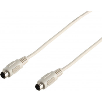 ShiverPeaks S/CONN maximum connectivity PS/2 kabelis, 2x 6 kontaktu Mini-DIN spraudnis, 1,8 m (78107-2)