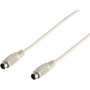 ShiverPeaks S/CONN maximum connectivity PS/2 kabelis, 2x 6 kontaktu Mini-DIN spraudnis, 1,8 m (78107-2)