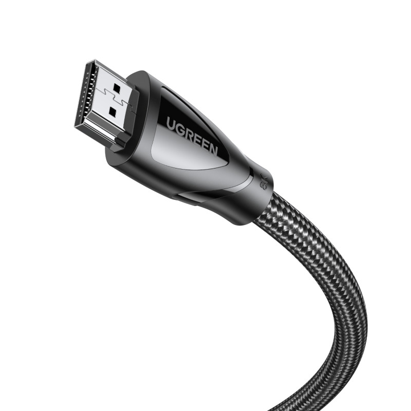 Ugreen HD140 īpaši ātrgaitas HDMI 2.1 kabelis, 3 m, 8K, melns