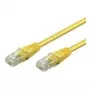 Goobay Cat5e U/UTP savienojuma kabelis RJ45, CCA, 5 m, dzeltens (68376)