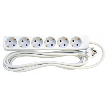 Mercodan Schuko pagarinātājs ar 6 ligzdām (503800027)