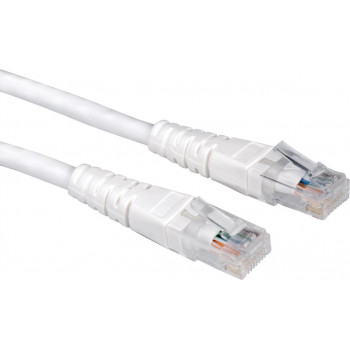 Secomp Cat6 U/UTP savienojuma kabelis RJ45, 0,5 m, balts