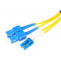 Optix optiskās šķiedras savienojuma kabelis SC/UPC uz LC/UPC, vienmodas, Duplex, 5 m