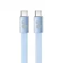 TB USB 2.0 kabelis USB-C uz USB-C, 1 m, 60 W, zils