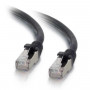 Mercodan Cat6a S/FTP savienojuma kabelis RJ45, 1,5 m, melns (371918015)