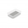 KIS Box Sistemo Organizer 7 atvilktņu organizators 22.5 x 15.5 x 5 cm caurspīdīgs/gaiši pelēks