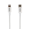 Gizzu USB-C uz Lightning kabelis, 1,8 m, 27 W PD, balts (GCPU2L18)