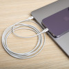 Gizzu USB-C uz Lightning kabelis, 1,8 m, 27 W PD, balts (GCPU2L18)