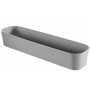 Curver Infinity Recycled uzglabāšanas kaste L 30x8x5 cm, pelēka