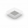 KIS Box Sistemo Organizer 6 organizators 15 x 15 x 5 cm caurspīdīgs/gaiši pelēks