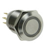 Lamptron pretvandālisma poga / slēdzis 16mm - Silverline - zils