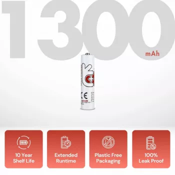 Uniross Max Power sārma baterijas AAA / LR03 1300mAh, 4 gab.