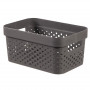 Curver Infinity Recycled kaste 4,5 l, 27x19x12 cm, tumši pelēka