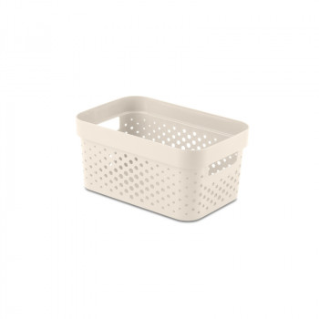 Curver Infinity Recycled kaste 4,5 l, 27x19x12 cm, balta (Oasis White)