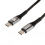 Gizzu USB-C uz USB-C kabelis 60W 480Mbps, 1 m