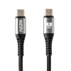 Gizzu USB-C uz USB-C kabelis 60W 480Mbps, 1 m