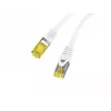 Lanberg Cat6a S/FTP savienojuma kabelis RJ45, 0,5 m, balts, LSZH, vara