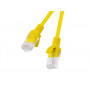 Lanberg Cat6 U/UTP savienojuma kabelis RJ45, 0.5 m, dzeltens