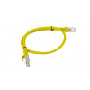 Lanberg Cat6 U/UTP savienojuma kabelis RJ45, 0.5 m, dzeltens