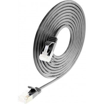 Wirewin Slim Cat6a U/FTP savienojuma kabelis RJ45, 3 m, melns