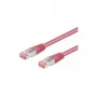 Wentronic Cat6 S/FTP savienojuma kabelis RJ45, 15 m, fuksijas krāsā, LSZH