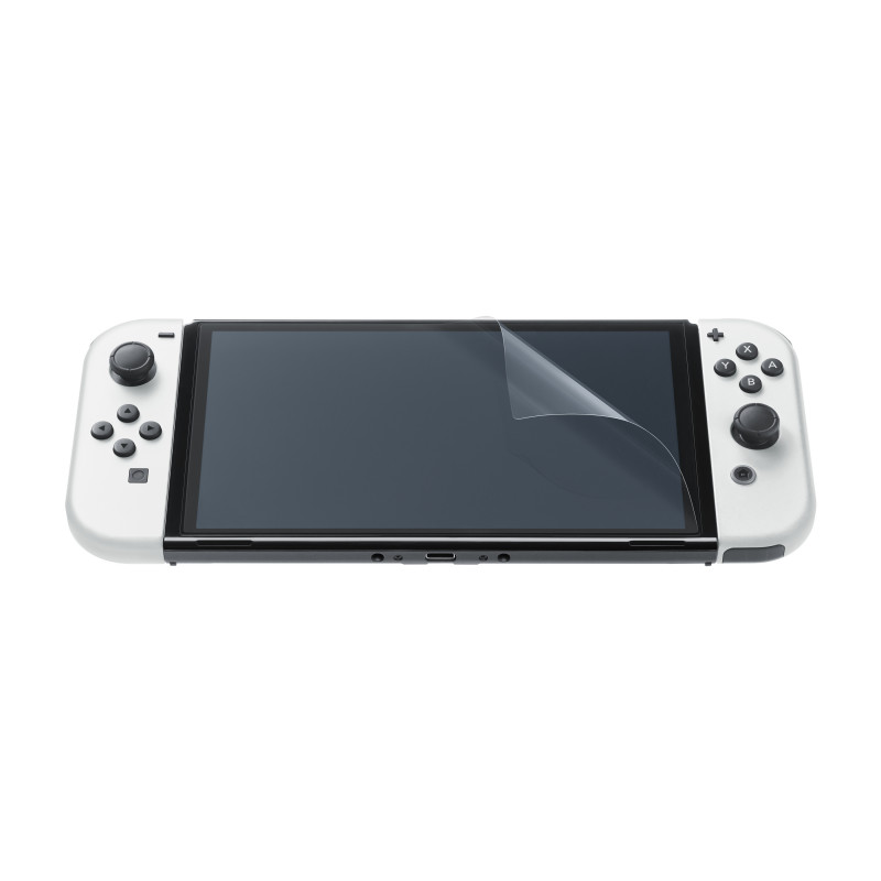 Nintendo Switch pārnēsāšanas maciņš ar ekrāna aizsargplēvi (melns/balts)