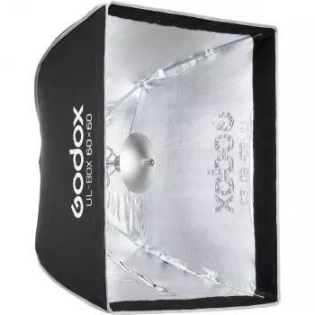 Godox UL-Box-6060 lietussarga softbox ar Bowens stiprinājumu studijas apgaismojuma modifikators