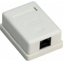 Goobay RJ45 tīkla kontaktligzda, balta (77632)