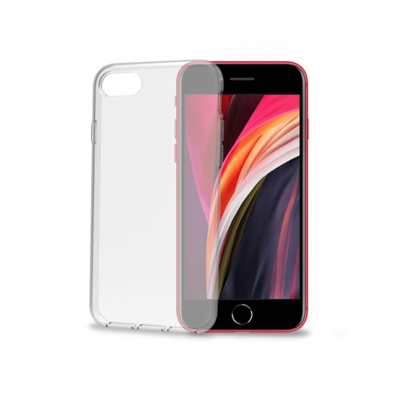 CELLY Gelskin aizmugures vāciņš iPhone SE 2022 / iPhone SE 2020/8/7/6s/6, caurspīdīgs