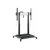 Vogel's Rise 5108 Quickrise motorizēts grīdas statīvs ar pacēlāju 65-86 inch displejiem, melns