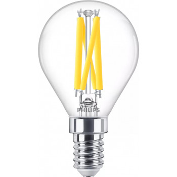 Philips LED Classic WarmGlow spuldze 60W E14, piliena formas, caurspīdīga, regulējama
