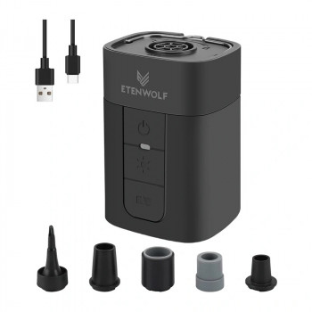 Etenwolf AIR 5 Pro 10400mAh elektriskais sūknis (melns)