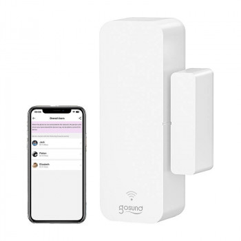 Gosund ST18 Zigbee Tuya viedais durvju un logu atvēršanas sensors