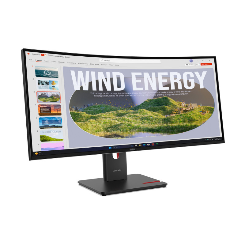 Lenovo monitors ThinkVision T34WD-40 34'' ar MC60