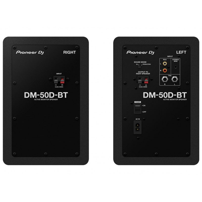 Pioneer DM-50D-BT skaļrunis, 2 joslu, melns, vadu un bezvadu, 50 W