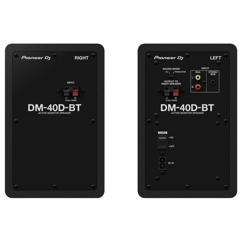 Pioneer DM-40D-BT skaļrunis, 2 joslu, melns, vadu un bezvadu, 38 W